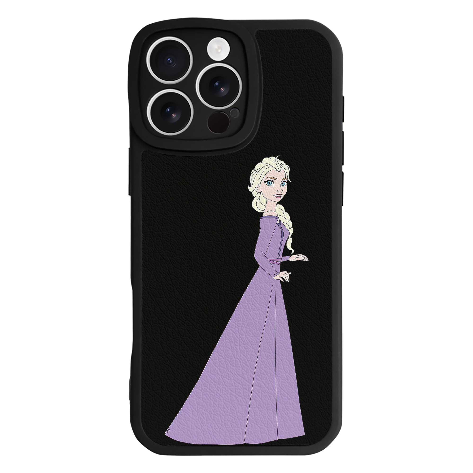 （画像用） アナと雪の女王 アンナ エルサ Frozen Anna Elsa 【iPhone 16シリーズ対応】シリコンスマホケース（レザー調） 材質：シリコン